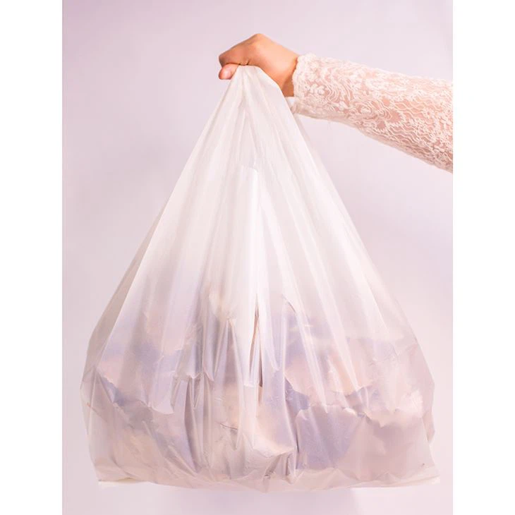 D2W Biodegradable T shirt Shopping Bags