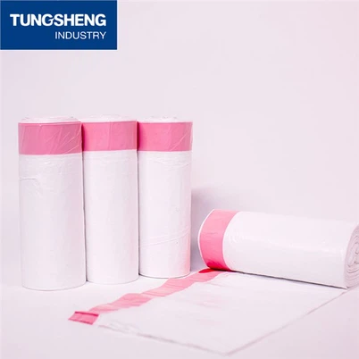 Trash Drawstring Plastic Garbage Bag