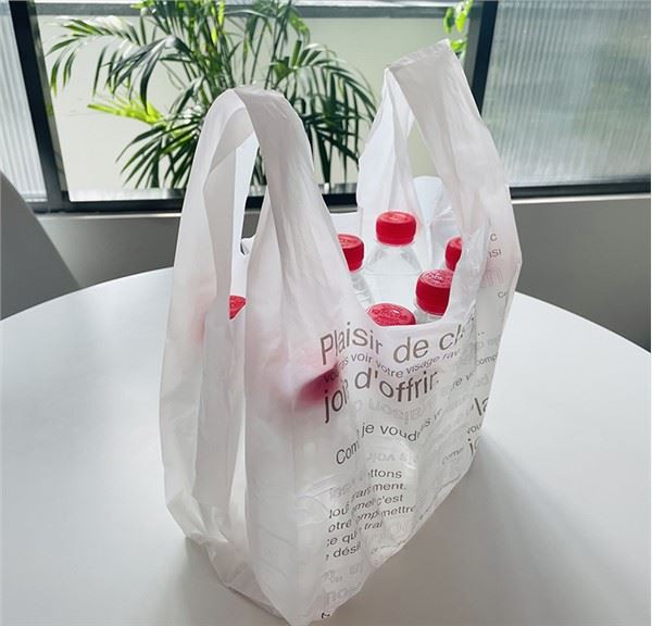White T Shirt Plastic Bags