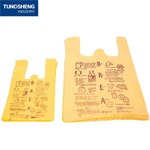 Yelow Take Out T Shirt Shopping Bag