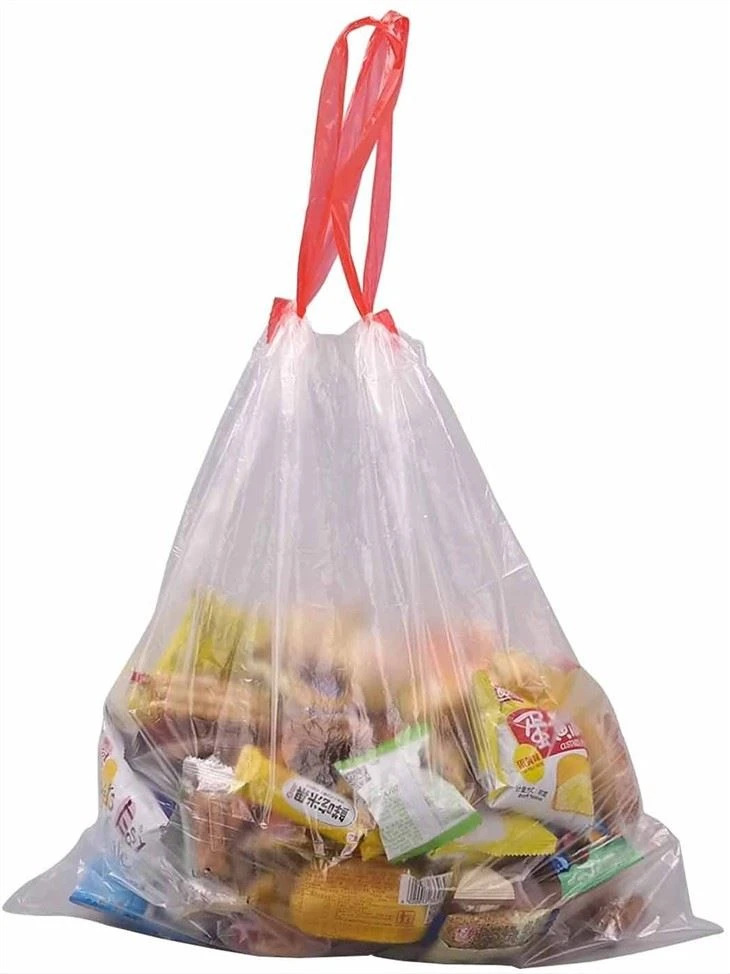 Sustainable Plastic Garbage Bags Factory Direct Wholesale 33 Gallon Garbage Bag Reusable Yellow Garbage Bags Drawstring Custom