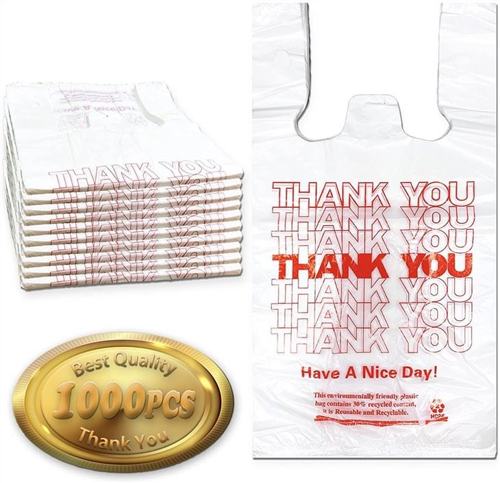 Wholesale Eco Custom Food Take Out Super Market T Shirt Bag Vest Bag Plastic